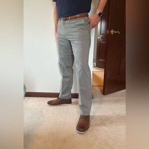 36x32 Haggar Brand Men's Gray Dress Pants